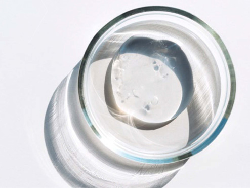 Bild på en unik sammansättning från NEOSTRATA i ett labb.