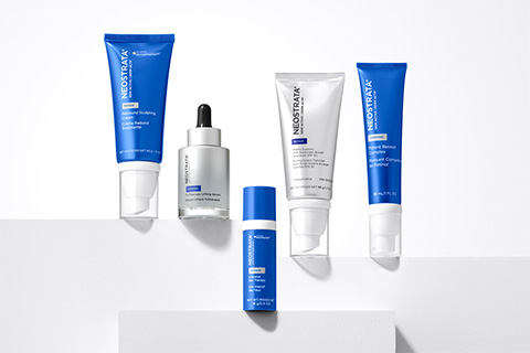 Bild på fem produkter från Skin Active serien från NEOSTRATA.